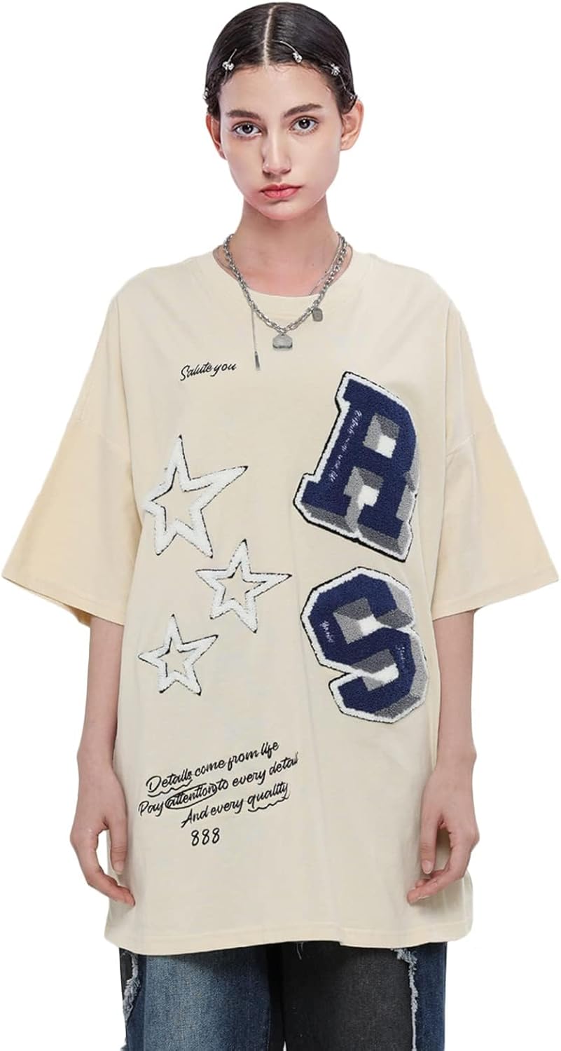 Aelfric Eden Vintage 90S Graphic Tees Summer Short Sleeve Printed Cotton T Shirts Casual Harajuku Tops