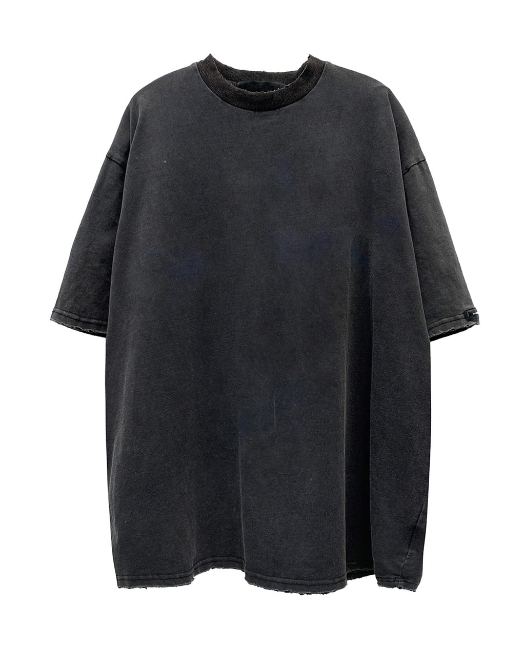 Aelfric Eden Mens Oversized Acid Wash Plain T Shirts Washed Cotton Basic Tee Short Sleeve Crewneck Unisex Tops